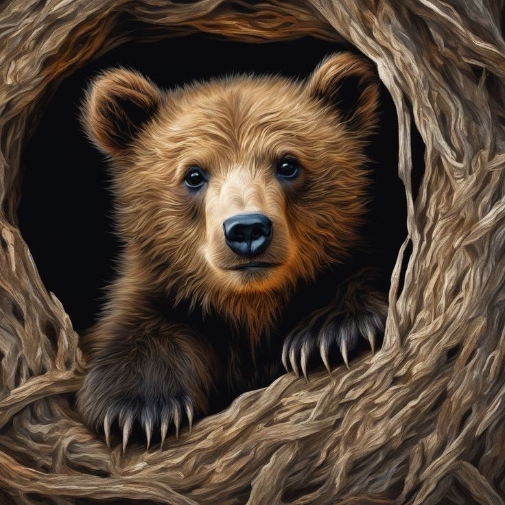 Медведь и мужик