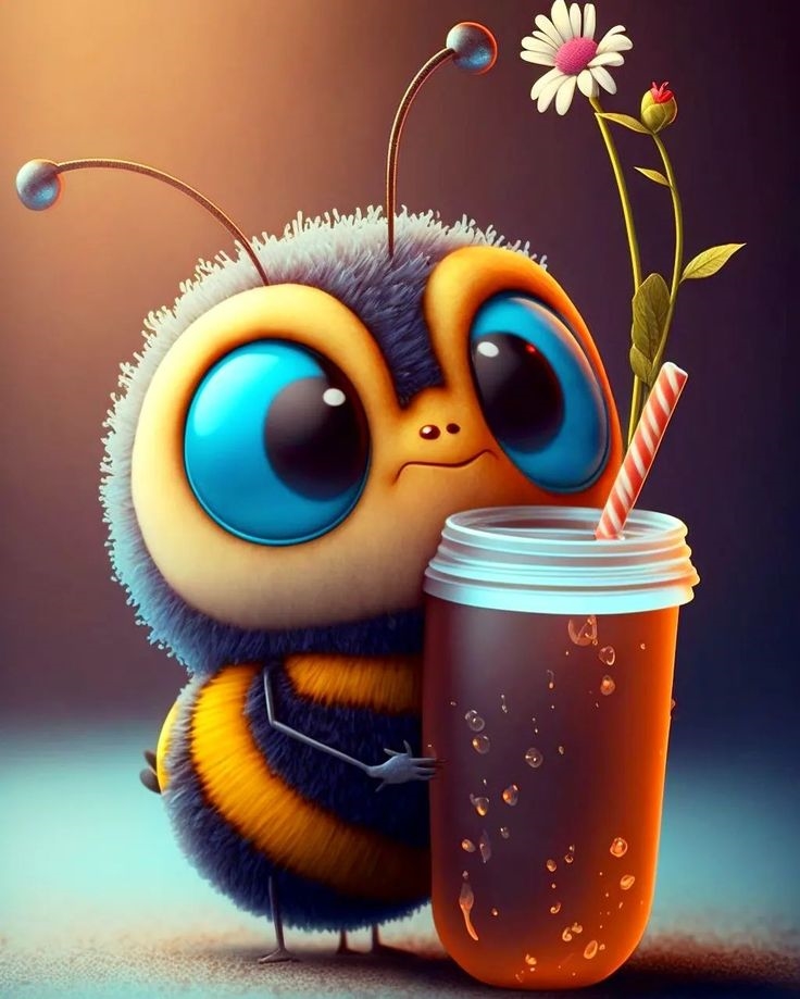 Сказка про медведя и пчелу