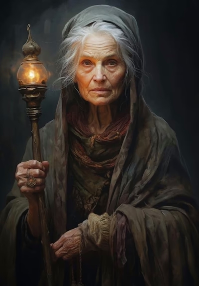 Сказка про старую волшебницу