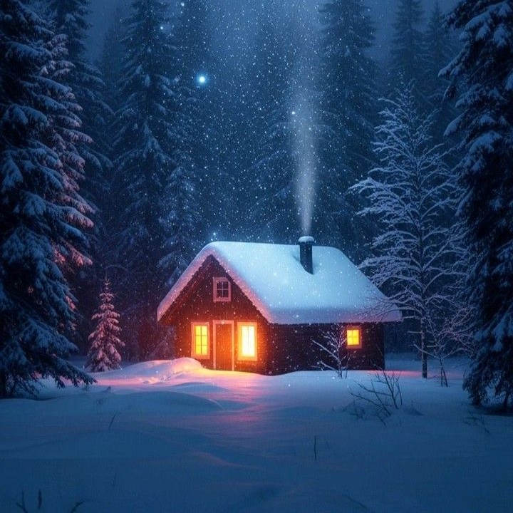 Зимовье зверей изображение